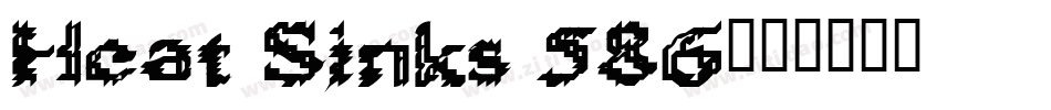 Heat Sinks 586字体转换